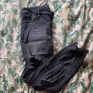 American Eagle ripped black jeans
